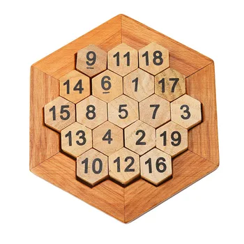 

Wooden Math IQ Game Toy Brain Teaser Puzzles Number Geometric Shape Tangram Children Gifts Adult Kids Educational Classic Toy