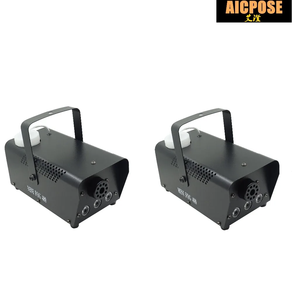 2pcs/lots RBG Led fog machine remote control Mini 400W smoke professional DJ lighting equipment light effects | Лампы и освещение