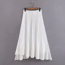 XQ8-58-9361 Европейская и американская модная плиссированная эластичная юбка