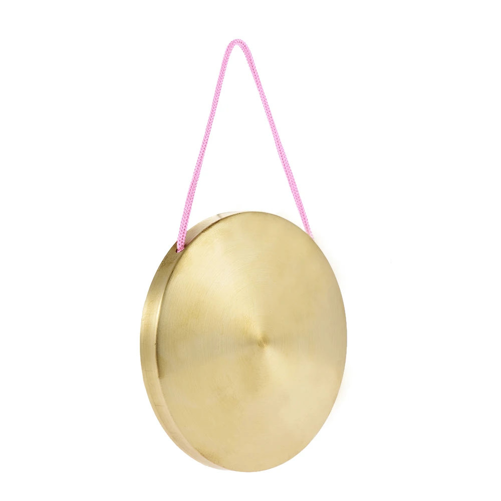 

15cm Hand Gong Cymbals Brass Copper Chapel Opera Percussion Instruments with Round Play Hammer