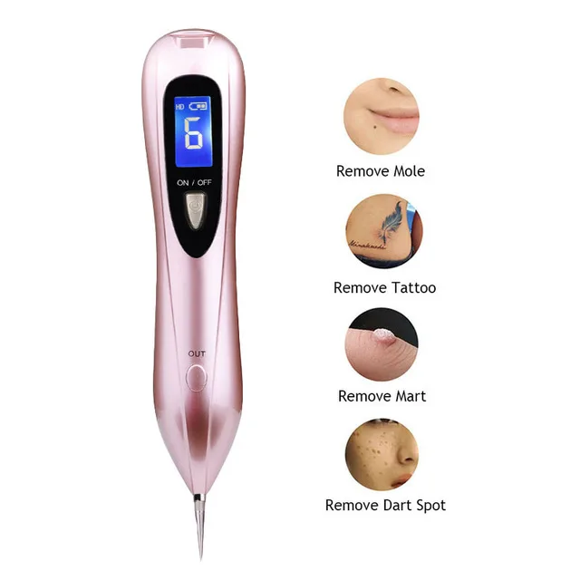 

NEW LCD Face Skin Dark Spot Remover Laser Mole Wart Removal pen Tattoo Freckle Removal Machine Facial Freckle Tag Plasma Pen