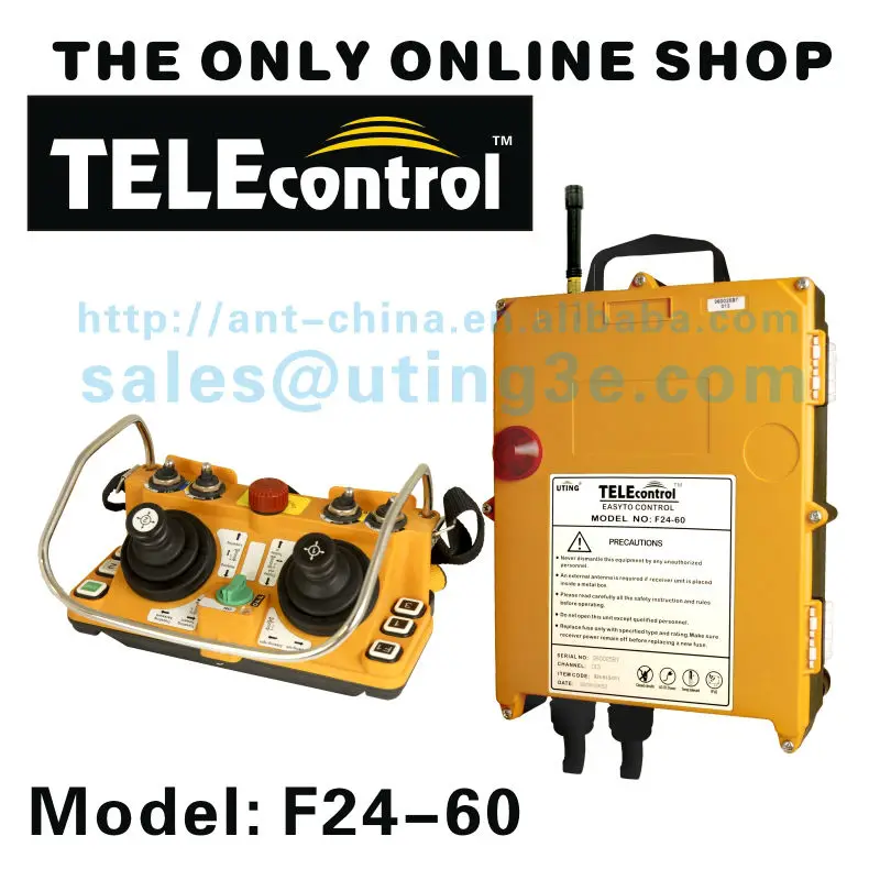

Top sell joystick crane radio remote control/wireless radio remote control for crane/joystick crane radio remote control F24-60
