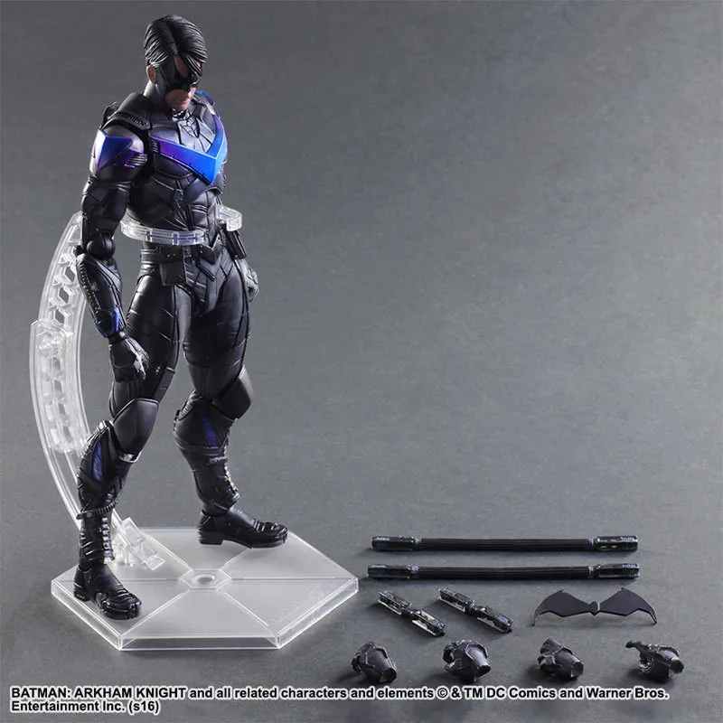 

The Avengers Superhero Movie Batman The Dark Knight Batman Nightwing 25cm PVC Action Figure Collectible Model Toy Boxed
