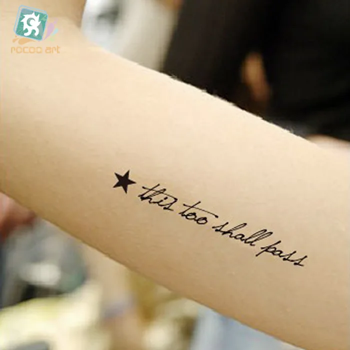 Impermeable Jetable Autocollants De Tatouage Autocollants Hc1134 Male Et Femelle Anglais Motif Aliexpress