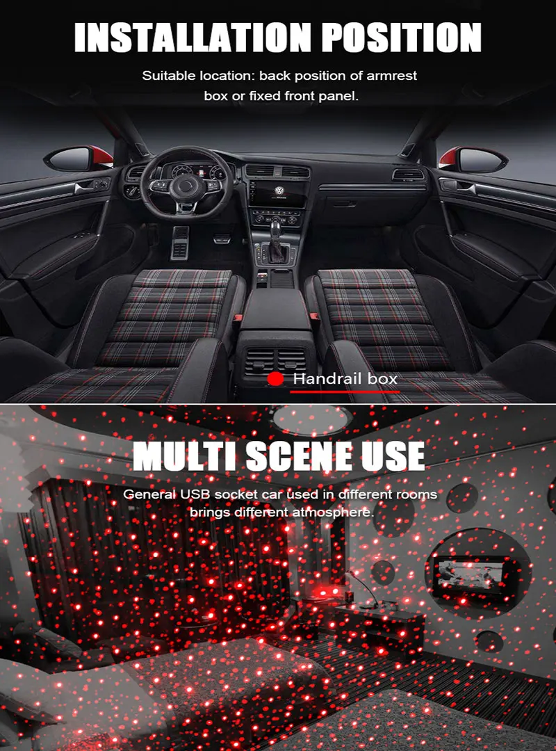 car star light armrest box vehicle ceiling ceiling lamp (19)