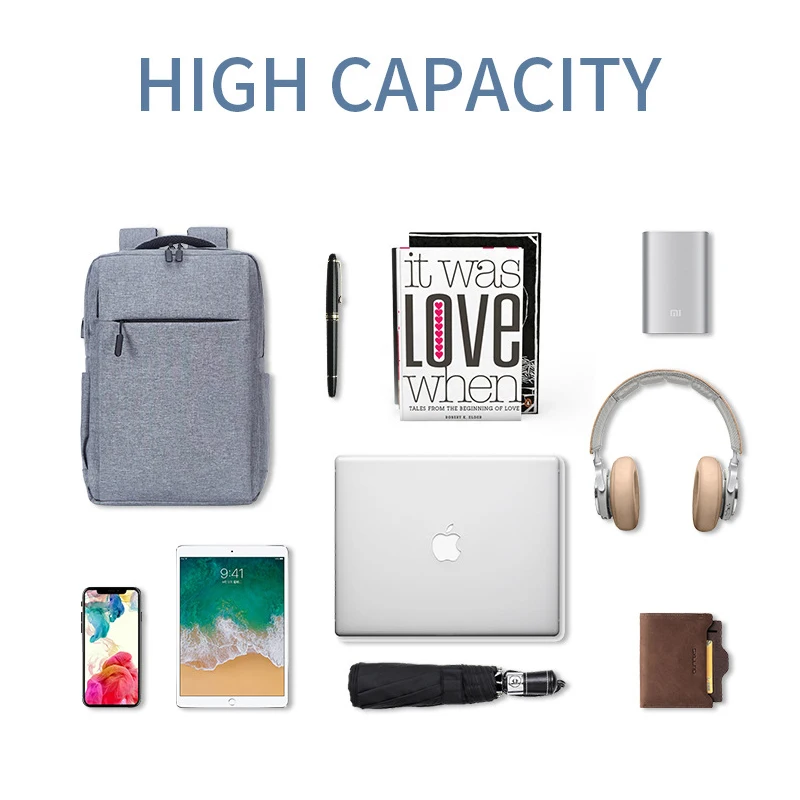 Рюкзак для ноутбука, внешняя usb зарядка, унисекс, женские и мужские рюкзаки для компьютера, для бизнеса, путешествий, водонепроницаемый, школьная сумка, мужская и женская