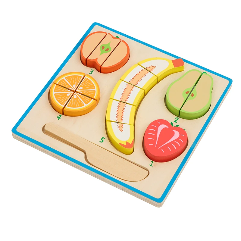Preskool детская игрушка для детей развивающие игрушки Ролевые детские игрушки деревянные кухонные фрукты резка Brinquedo Juguets