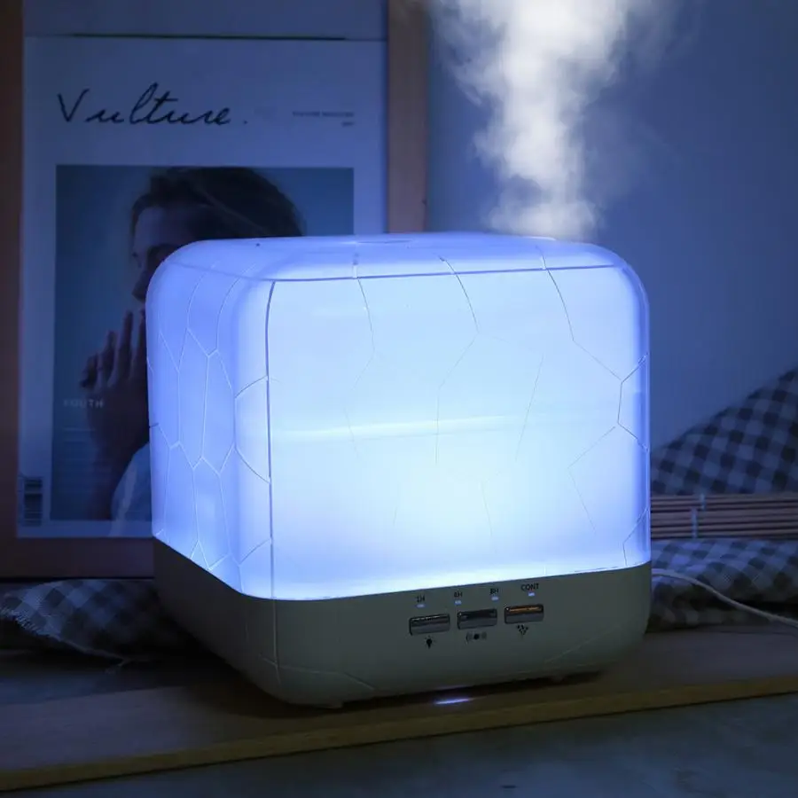 Aroma Diffuser Ultrasonic Mist Maker 1000ML Super Large Capacity Ultrasonic Aromatherapy Air Humidifier White 110-240V