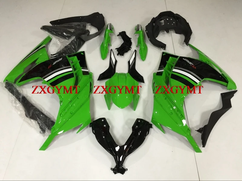 

Fairings for EX300 2013 - 2017 Plastic Fairings EX 300 Ninja 2014 Green Black Fairings Zx300r 13 14