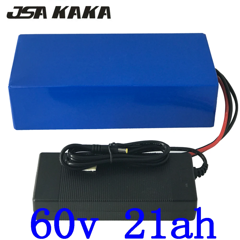 Bargain Chance of  EU US No Tax 60V 20AH Lithium ion Ebike Battery Pack 60V 1500W 2000W Battery 60V 20AH Scooter Batte