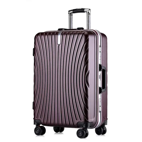 KLQDZMS 20/24 дюймов багаж для деловых поездок ПК износостойкие прокатки Чемодан чемодан на колесиках - Цвет: dark red