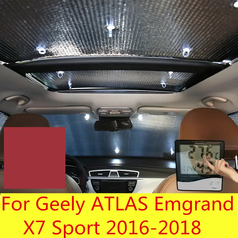 Sun visor front windshield sunscreen insulation sunshade sunroof sunshade decoration For Geely ATLAS Emgrand X7 Sport
