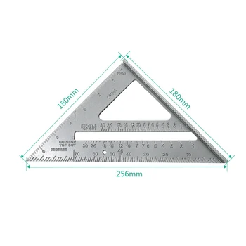 

Straight +Right Angle Combination Ruler Vials Angle Square Aluminum alloy Kit Durable Sell Well Hot