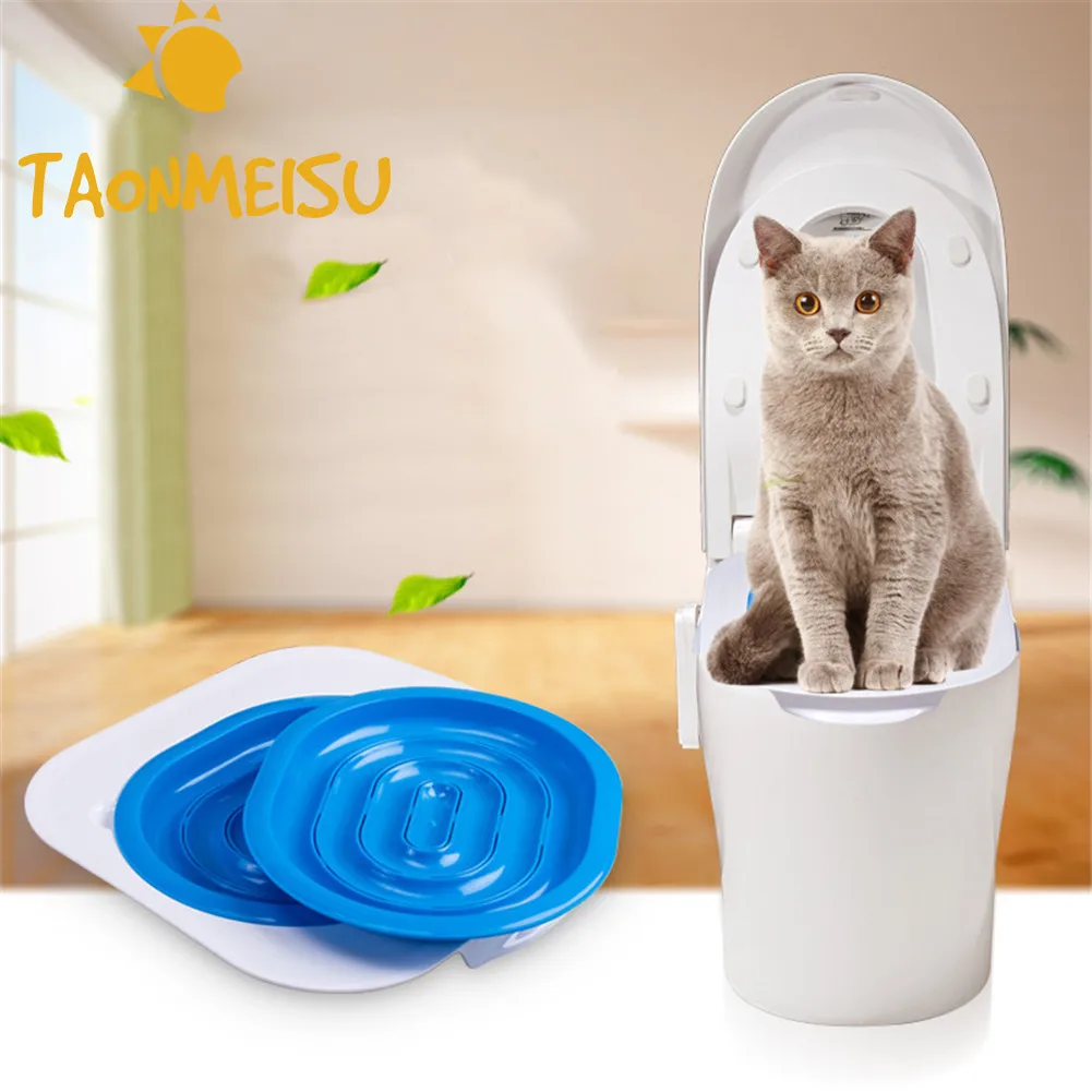 Cat Toilet Training Kit Pet Trainer Puppy Cat Toilet Litter Pet