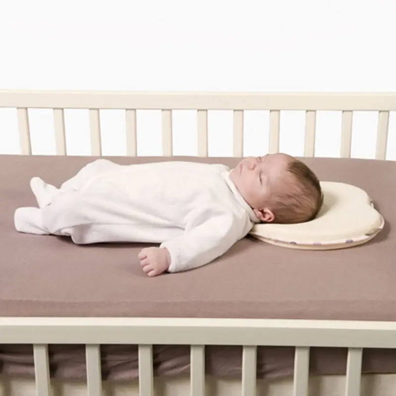 Newborn Infant Anti Roll Pillow Flat Head Neck Prevent Infant Support Baby Crib Flat Head Pillow for Newborn YYT344 down comforter