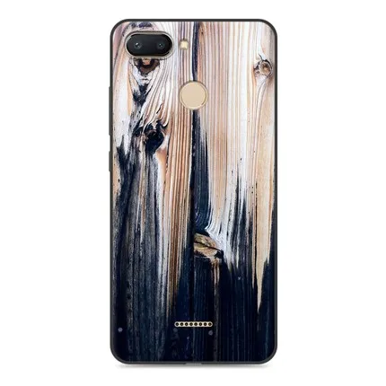 A8 2 шт. под дерево Чехлы для xiaomi redmi 6 Чехол Мягкий чехол для xiaomi redmi 6 Чехол для xiaomi red mi 6 fundas сумка - Цвет: A8