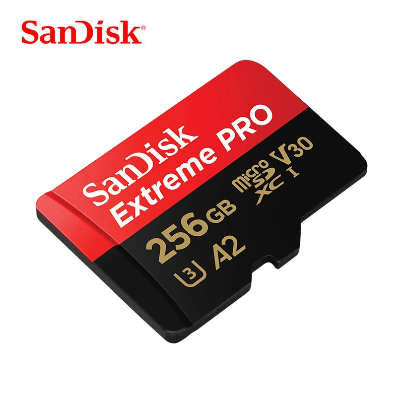 Карта памяти SanDisk 128GB Extreme PRO MicroSD 64GB TF карта U3 класс 10 UHS-I A2 V30 SDXC SLR камера карта 170 МБ/с. с адаптером SD