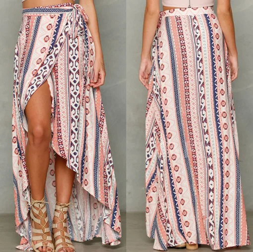 

maxi skirt gothic plus size skirts plus size women 80s costume bohemian floral straight floor-length goth fashion pink elegant