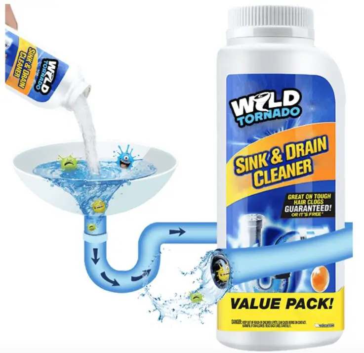 

High Efficiency Cleaner Powerful Sink Drain Cleaner Portable Powder Cleaning Tool Super Clog Remover