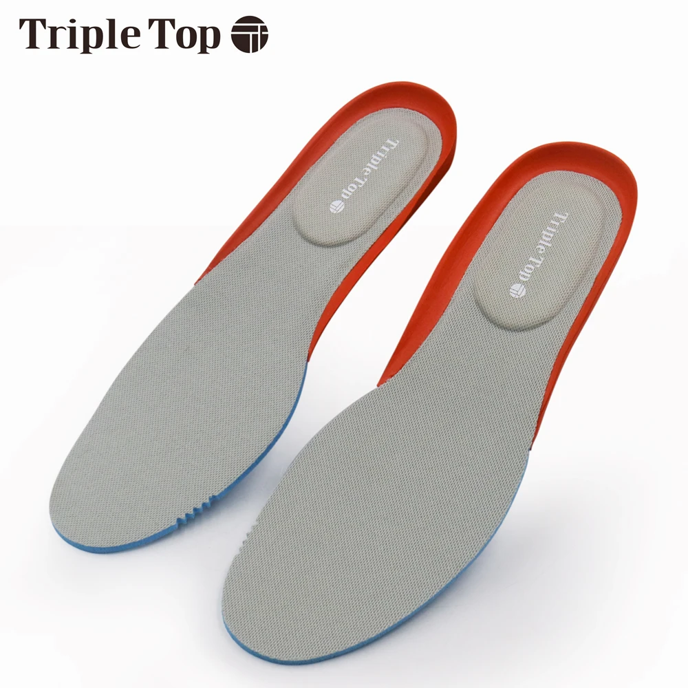 

TripleTop Comfortable Running Insoles with PU and Memory Foam Material Abrasion-Resistance Shock-Absorbing Extra Wide insoles