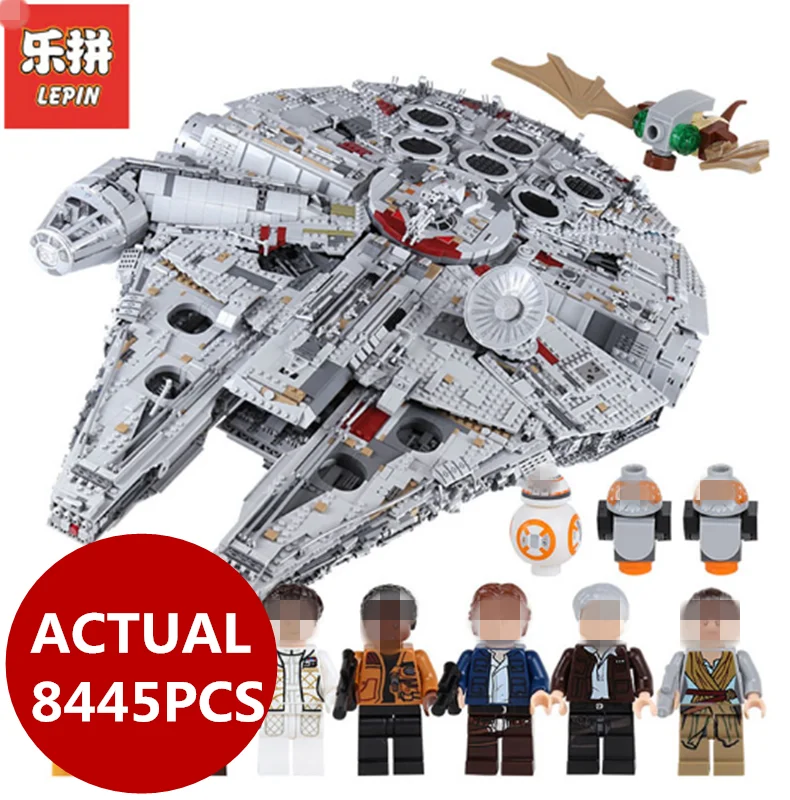 

Lepin 05132 toy 8445pcs Ultimate collector destroyer 75192 construction Blocs bricks kids boy birthday gifts