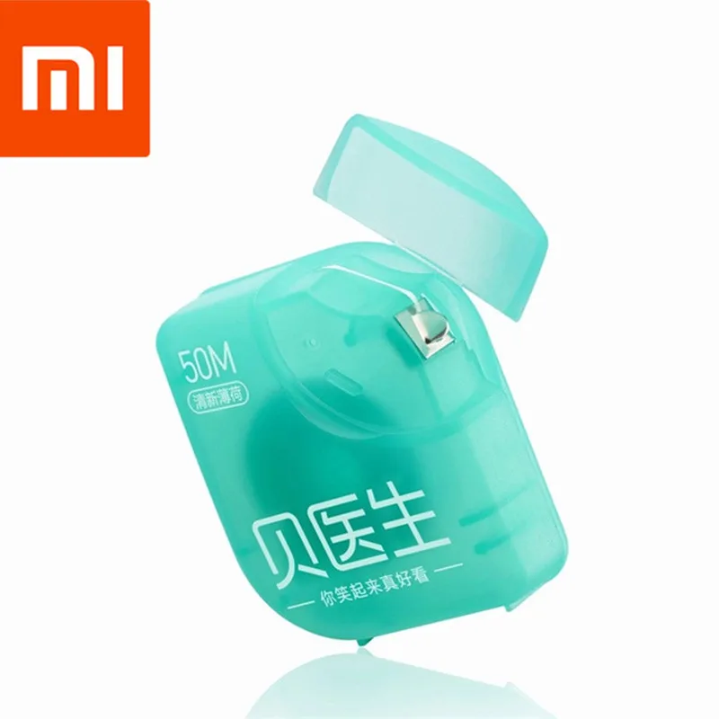 

Xiaomi Mijia Doctor-B Dental Floss 50M/Roll Portable Picks Teeth Toothpicks Stick Oral Care Design 50m/box for Men/Women Family