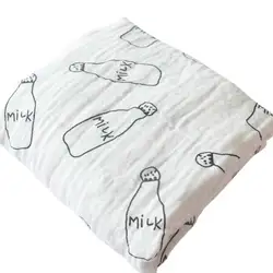 120x120 см муслин детское одеяло одежда для малышей Одеяло хлопок мультфильм постельные принадлежности пеленание Одеяло теплые пеленать