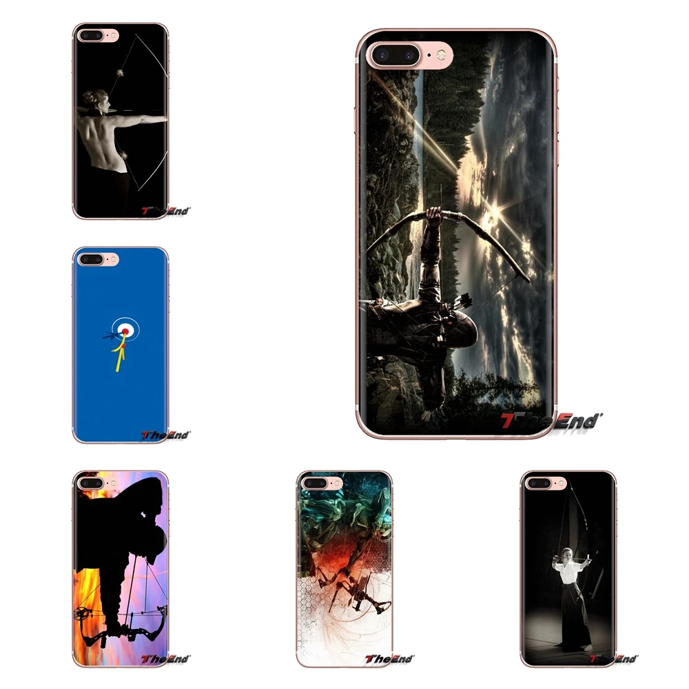 Для iPod Touch Apple iPhone 4 4S 5 5S SE 5C 6 6S 7 8 X XR XS Plus MAX прозрачный чехол из ТПУ лук и Стрела