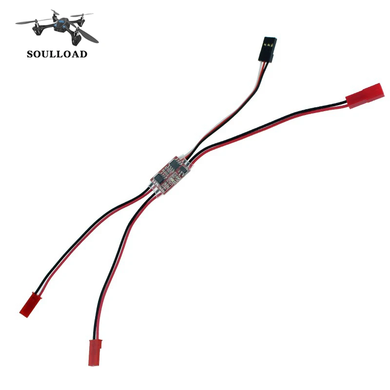 

Soulload DUAL Double Way 2A LED Light Controller Switch for RC FPV Multicopter Helicopter Night Flight Fly