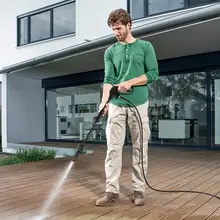 Американский запас мощность ful 1800 Вт 2200PSI 1.7GPM Электрическая Мойка высокого давления очиститель машина с силовым шлангом пистолет турбо палочка 5 интерch