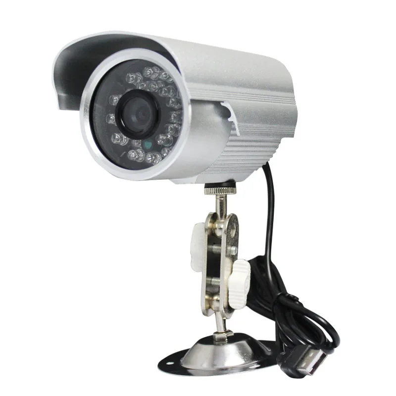 Видеонаблюдения Пуля Открытый Водонепроницаемый DVR USB Камера 600TVL ИК ночного