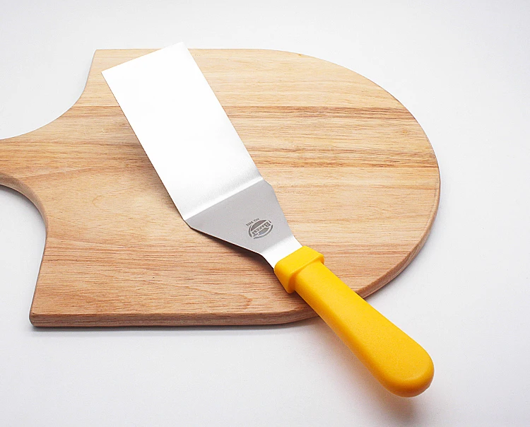 BAKEST нержавеющая сталь Crank Griddle лопатка для торта пиццы с пластиковой ручкой пирожных серверах