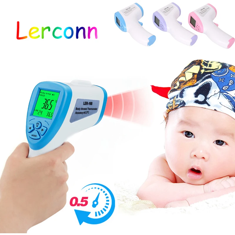 Baby/Adult Digital Termomete Infrared Forehead Body Thermometer Gun Non