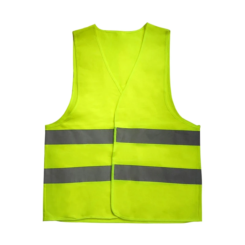 XL XXL XXXL светоотражающий флуоресцентный жилет желтого и оранжевого цвета, одежда для безопасности на открытом воздухе, для бега, проветривается, безопасная, высокая видимость - Цвет: green