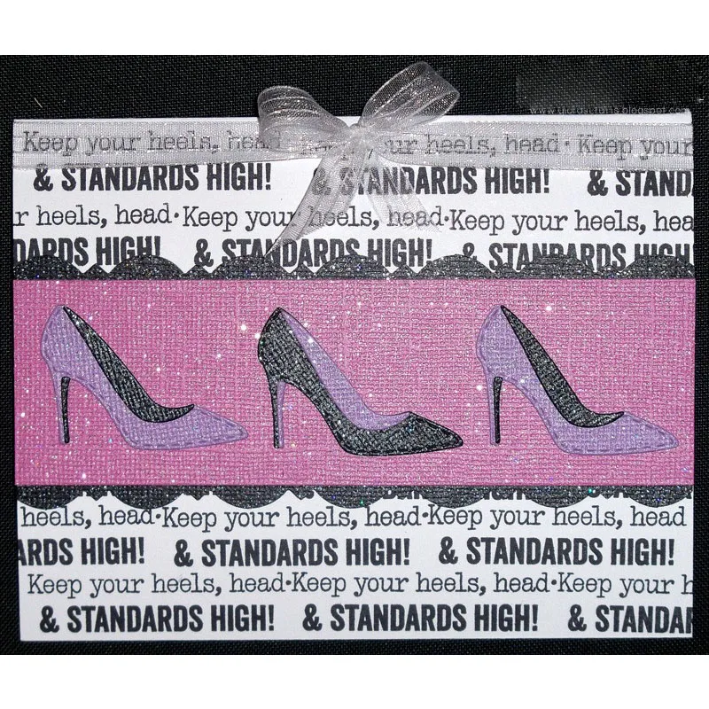 

Women Dress Heeled Metal Cutting Dies Stencil for Scrapbooking Photo Album Embossing Paper Card Making Decorative Crafts Die Cut