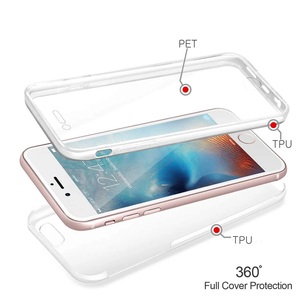 360 Degree Full Body Case For Samsung S10 Lite S10 Plus Front&Back Protection TPU Soft Silicone Phone Cover For Samsung Note 8 9 (1)