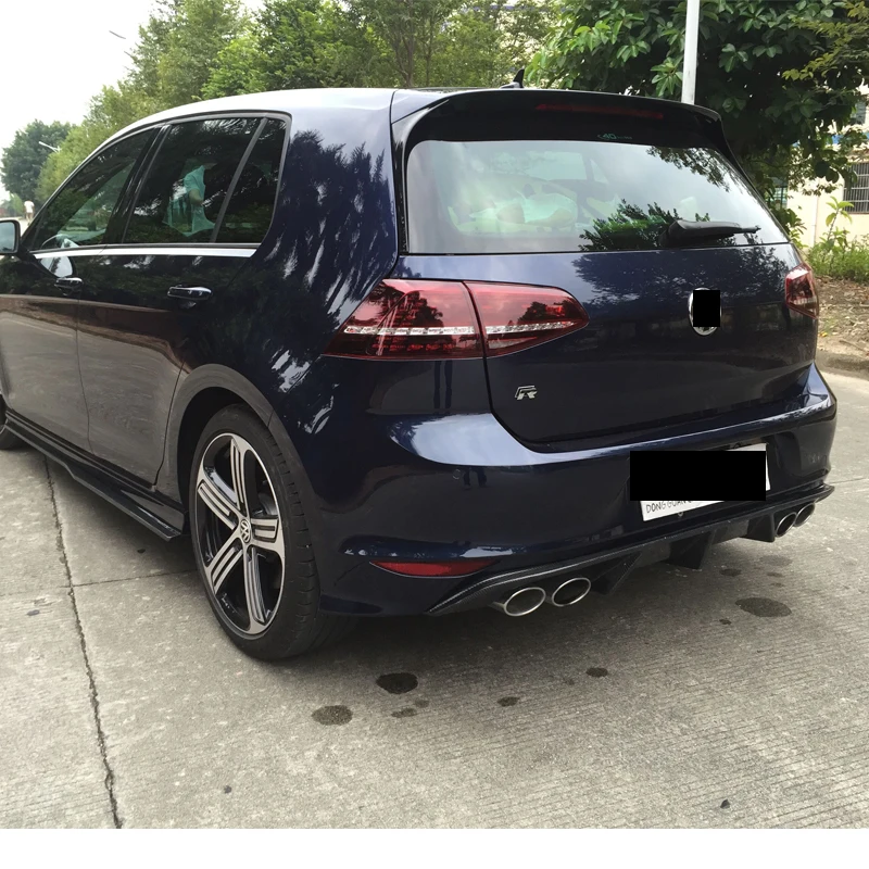 VW GOLF 7 R rear diffuser 2