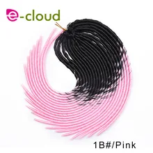 New Arrival 20 Inches Soft Dread Locks Braids Hair Extensions Ombre Braiding Hair 20 Strands/pack Synthetic Faux Locs Braids