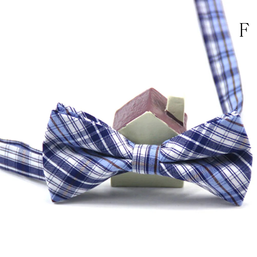 14 цветов, новые модные детские однотонные галстуки-бабочки для маленьких мальчиков, свадебные галстуки-бабочки - Цвет: F