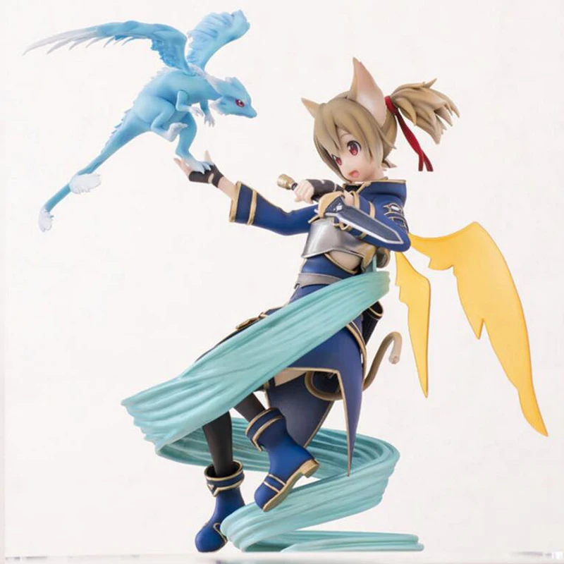 Sword Art Online Action Anime shirica shirika model toy figure 1/8 scale painted PVC collection 20cm doll with box