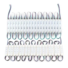 Светодиодный модуль 5050 RGB DC12V водонепроницаемый дизайн рекламы, СВЕТОДИОДНЫЙ знак, магазин баннер светодиодный модули 3 типа супер яркое освещение 20 шт