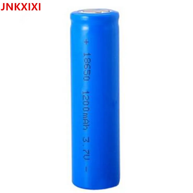 2 шт JNKXIXI 18650 перезаряжаемая батарея литий-ионная батарея 1200mAh литий-ионная батарея для фонарика