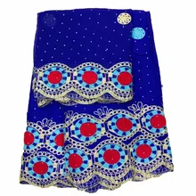 Последние 5+ 2 ярд Африканский хлопок вуаль кружевная ткань с камнями высокого качества африканская швейцарская вуаль кружева в швейцарском стиле TXJ0422