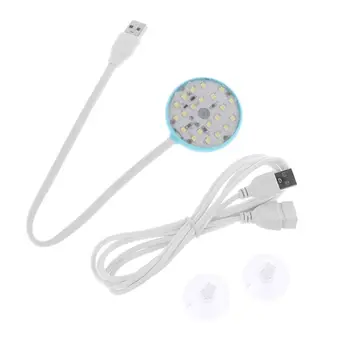 

Mini LED aquarium light aquarium plants for water grow 6500 k 3 w USB charging 360 degrees angle adjustable PC computer Charging