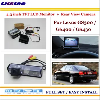 

Liislee For Lexus GS300 / GS400 / GS430 Auto Rear View Camera Back Up + 4.3" LCD Monitor = 2 in 1 Parking Assistance System