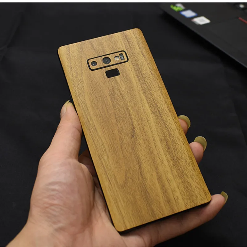 

NEW Luxury Wood Grain For Samsung galaxy Note9 Full Body Cover Skin Sticker Protection Case For Samsung Note9