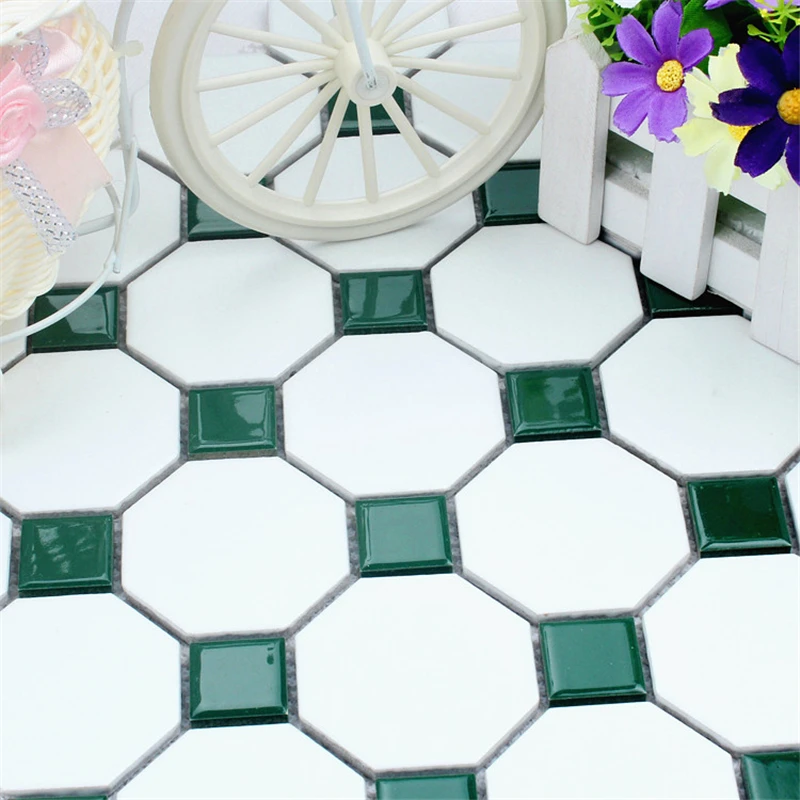 Глянцевый красный матовый белый Керамика мозаика, Ванная комната Кухня Санузел нескользящие носки-тапочки плитки, внешней отделки плитка