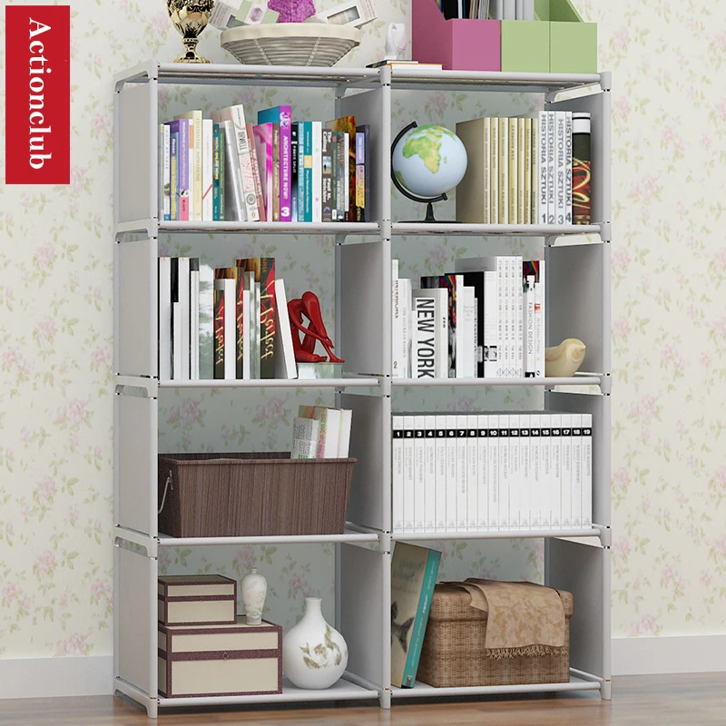 Multi function Bookshelf Student Simple Bookcase DIY