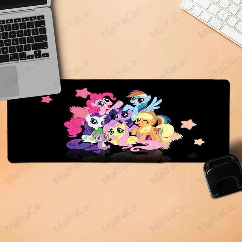 MaiYaCa my little pony индивидуальные коврики для мышки ноутбука коврик для мышки в стиле аниме Удобная мышка коврик игровой Мышь pad - Цвет: Lock Edge 40x90cm