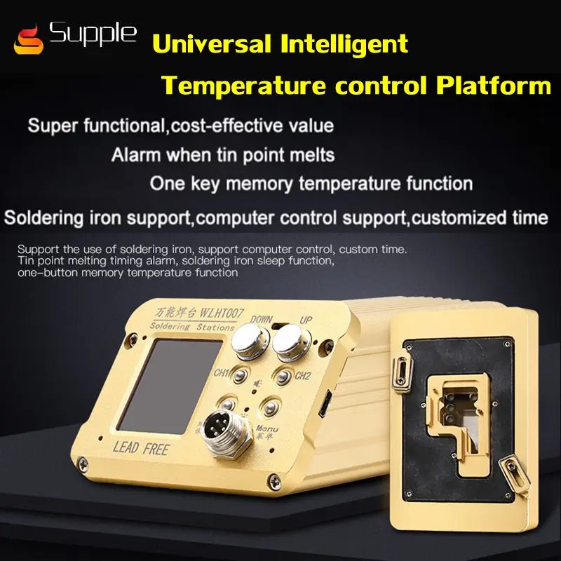 

Universal Intelligent Mainboard Layered Welding Soldering Platform for iPhone X/Xs/Xs Max Logic board Desoldering Rework Station